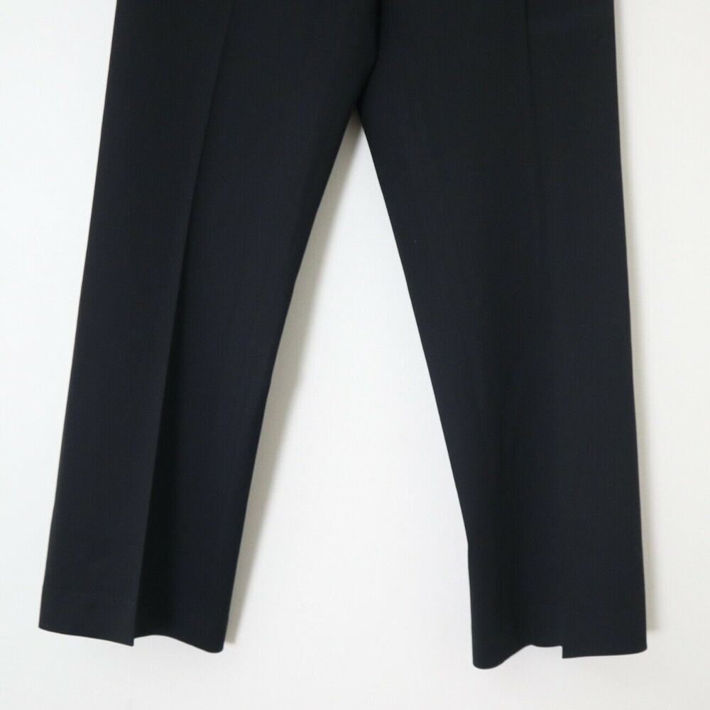 Lafayette 148 New York 30" Waist Menswear Wool-Blend Trouser Pant Black - Picture 6 of 12